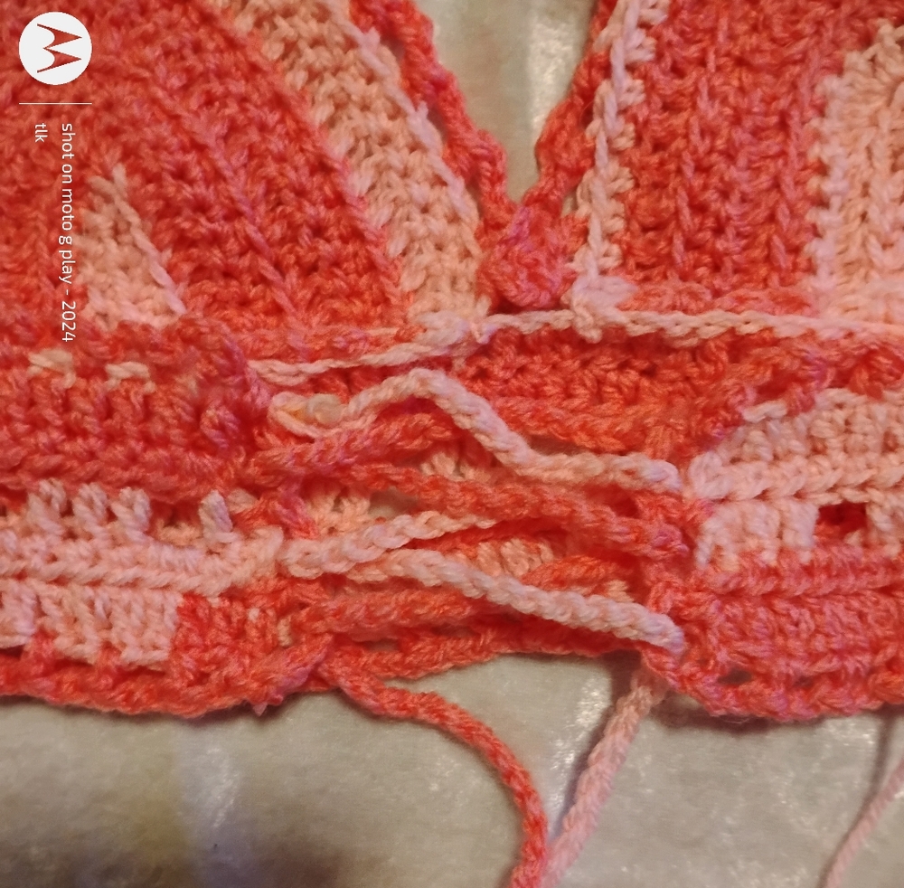 Handmade crochet festival top - Picture 6 of 14